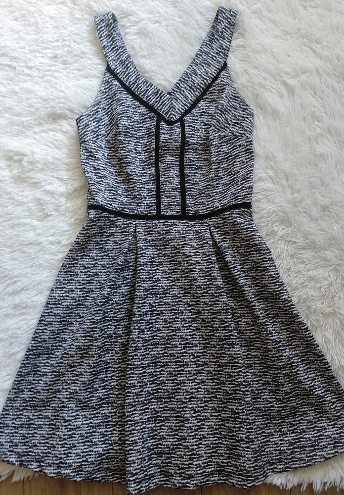 LAST CHANCEMassimo B&W A-Line Dress
